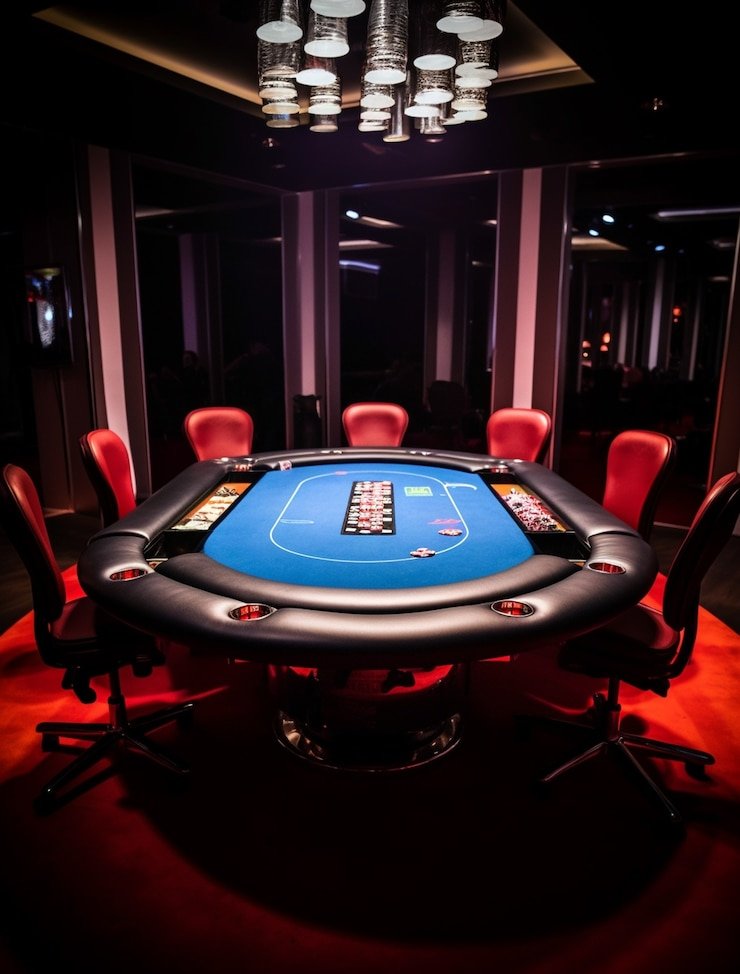 Baccarat table outcome announcement with card reveal on maluku4d login